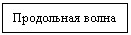 Подпись: Продольная волна