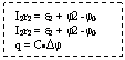 : I2r2 = e2 + j2 -j0
I2r2 = e2 + j2 -j0
q = C*Dj
